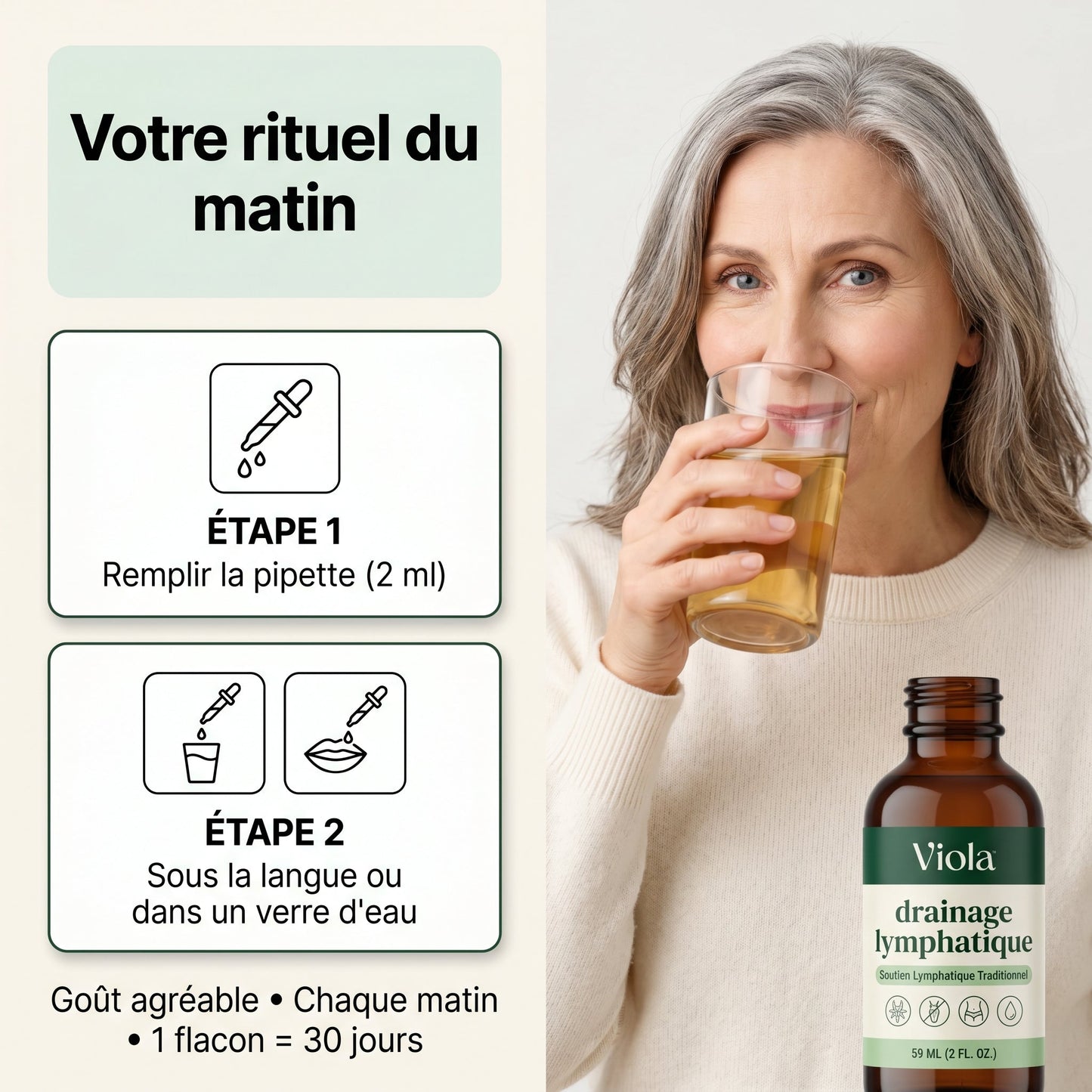 Viola — Drainant lymphatique
