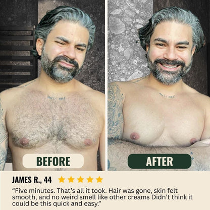 Before and after - James R