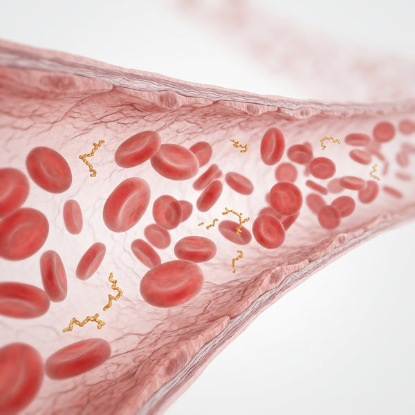 Swallowed collagen disperses through the whole body