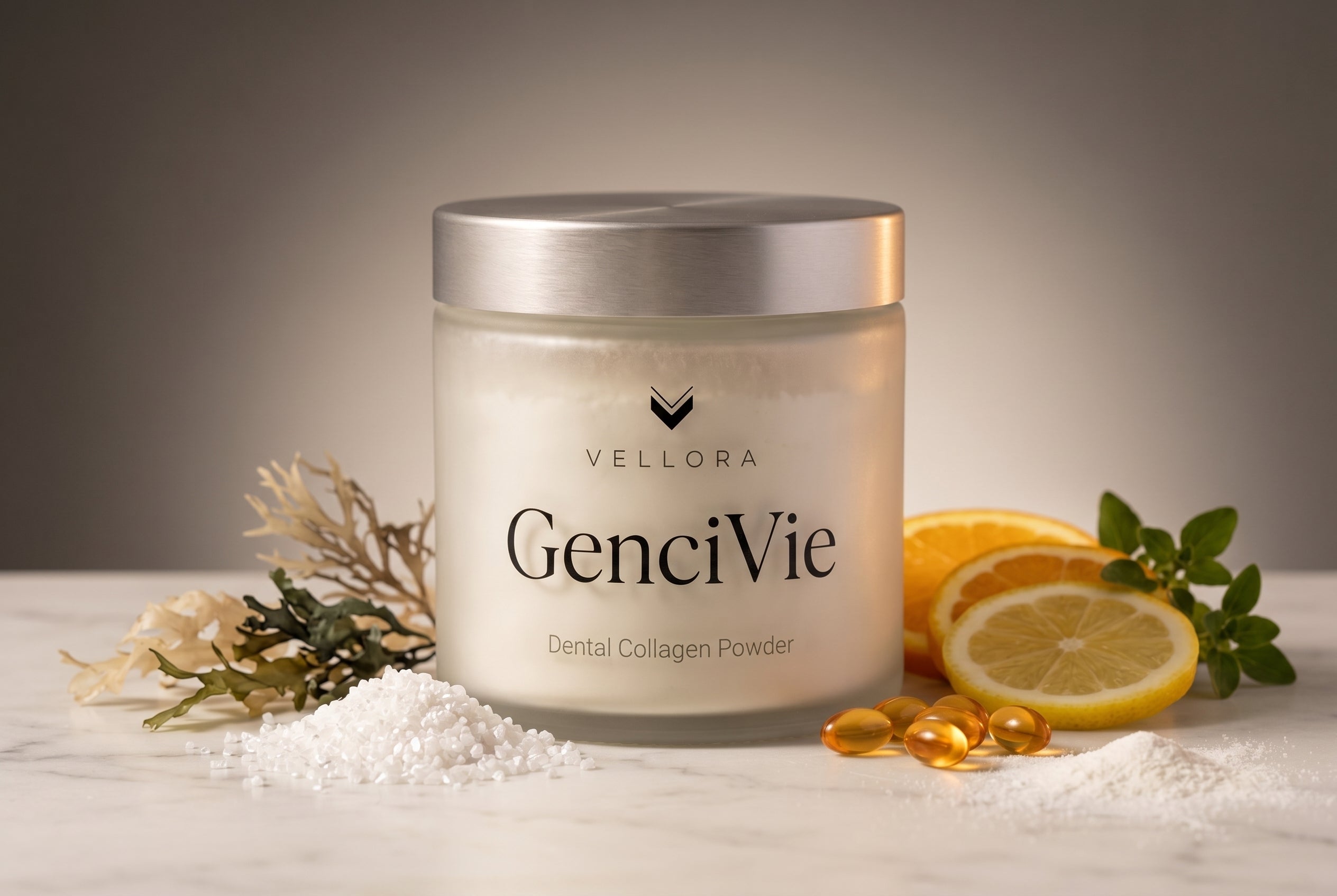 GenciVie Dental Collagen Powder and ingredients